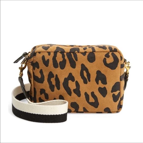 CLARE V. CROSSBODY BAG WITH LEOPARD PRINT - Picture 2 of 5